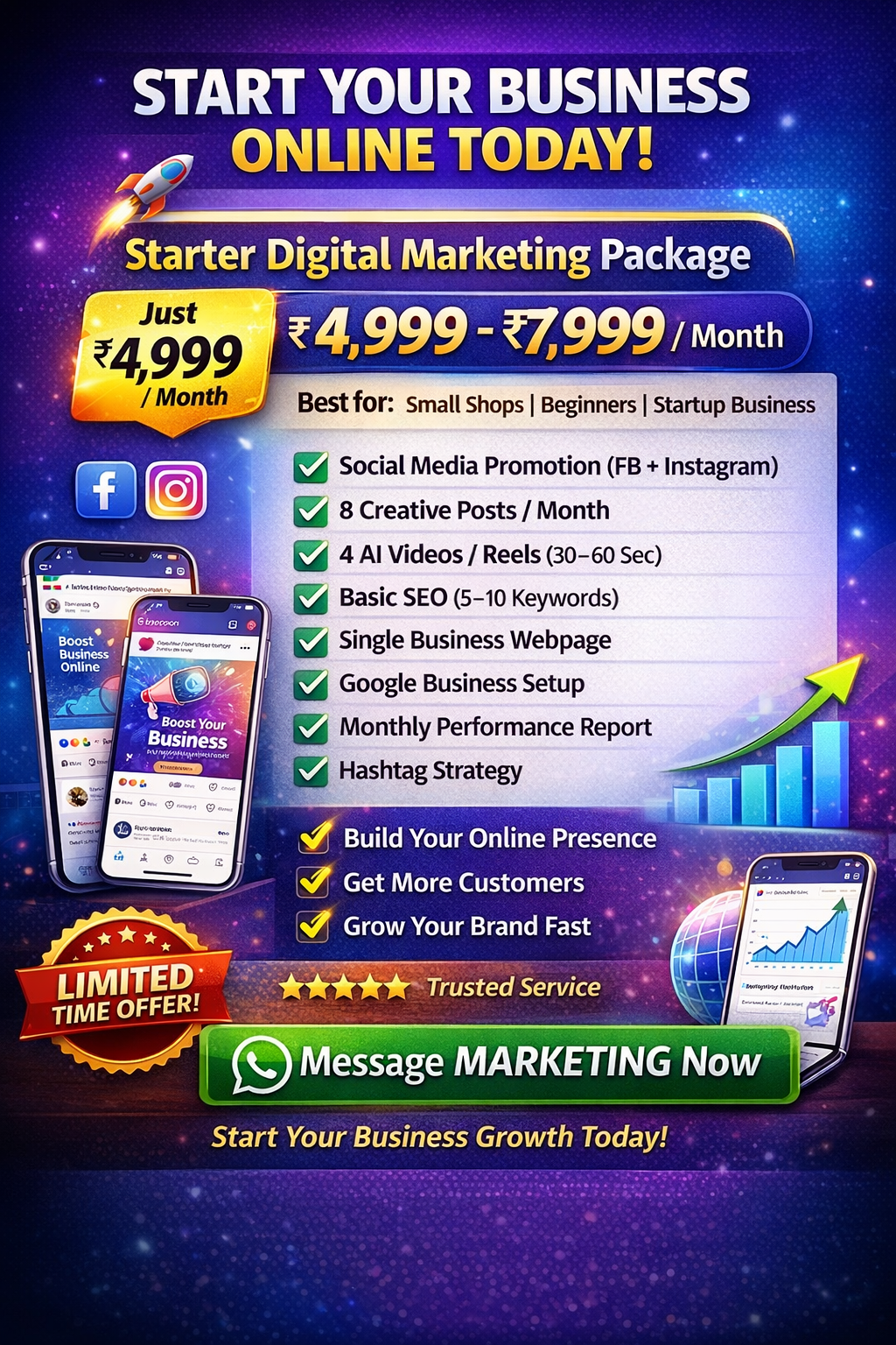 Start your business online today!